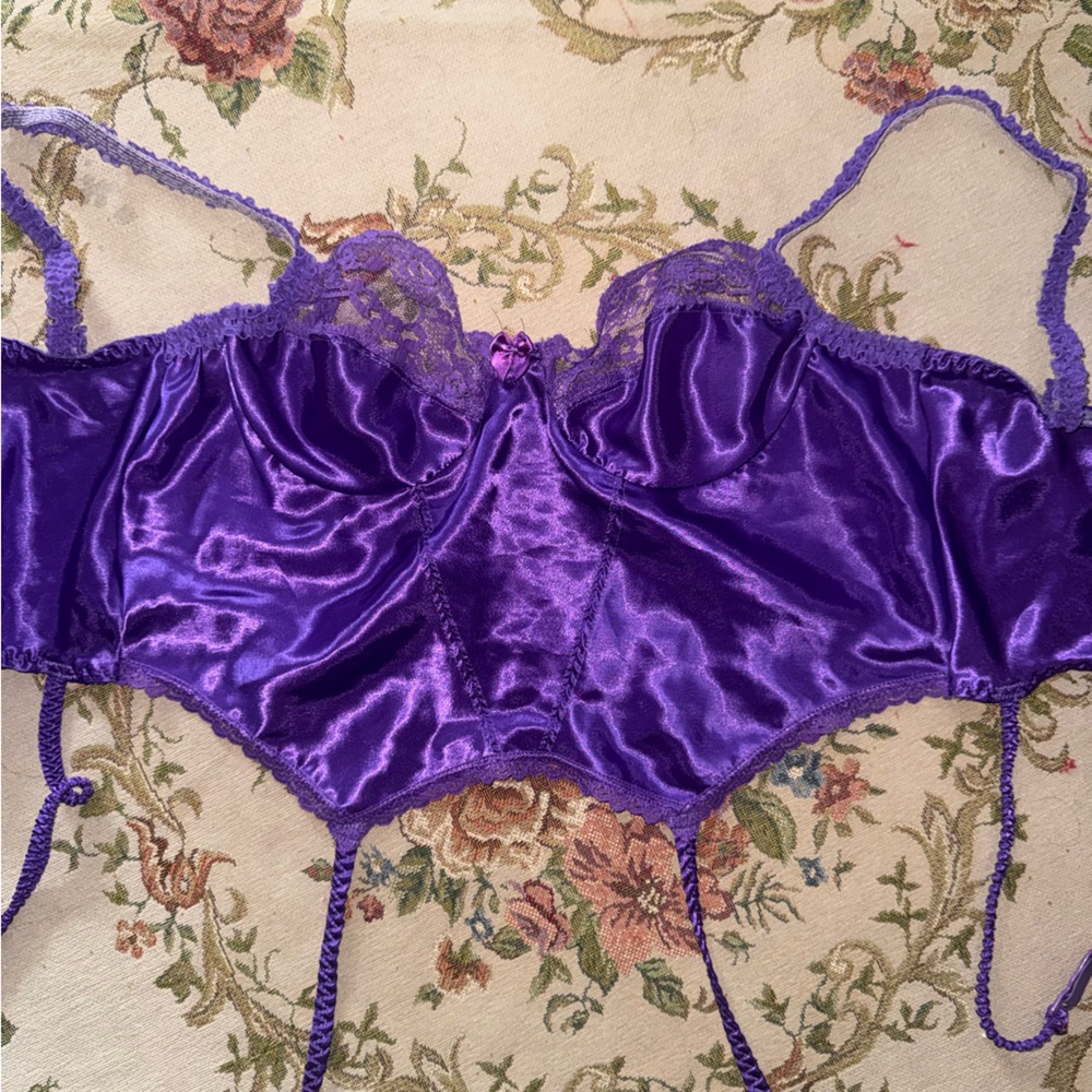 Purple corset top